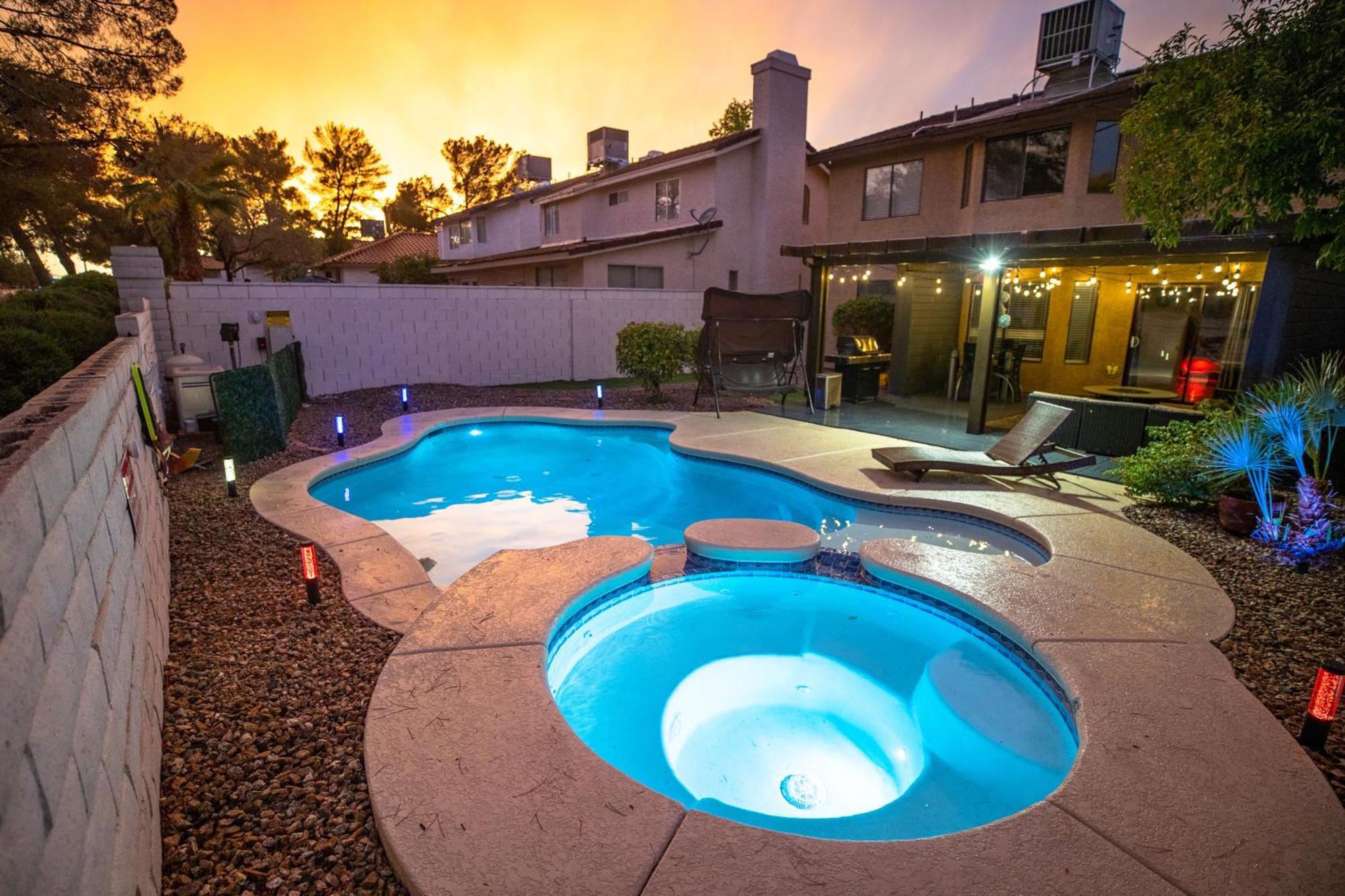 1800 Sqft House W/Heated Pool Spa 13Min From Strip Las Vegas Exterior foto