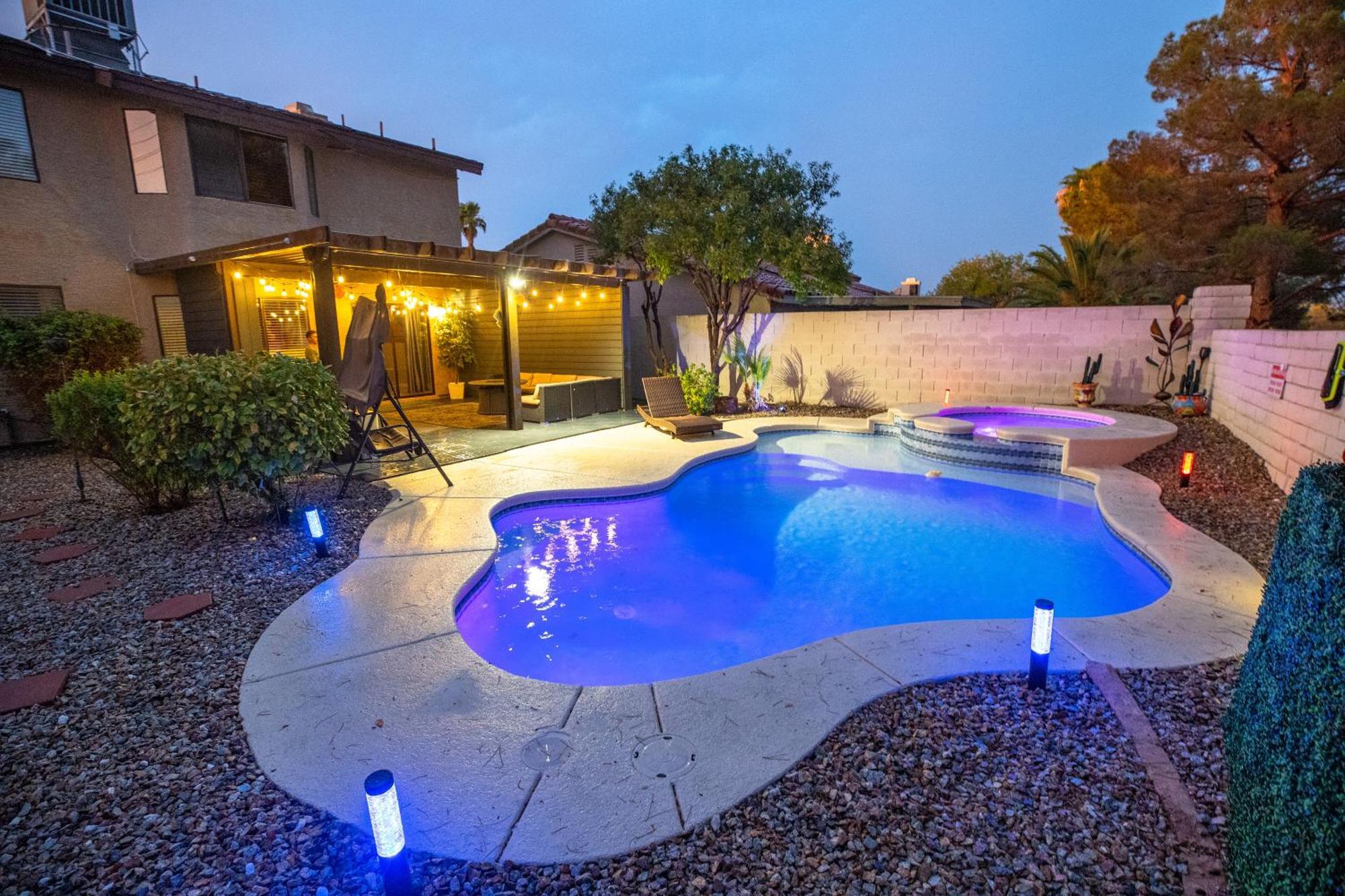 1800 Sqft House W/Heated Pool Spa 13Min From Strip Las Vegas Exterior foto