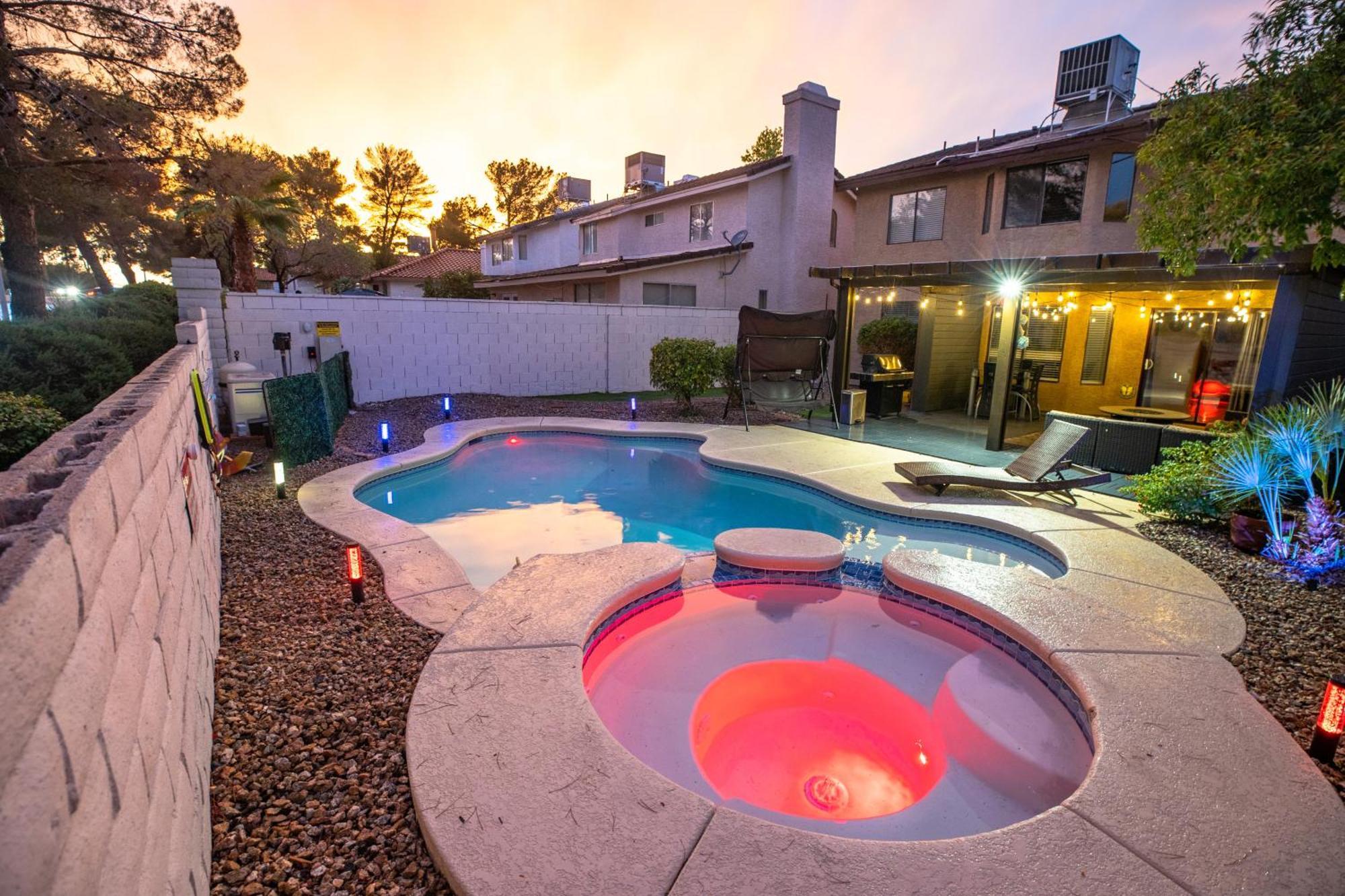 1800 Sqft House W/Heated Pool Spa 13Min From Strip Las Vegas Exterior foto