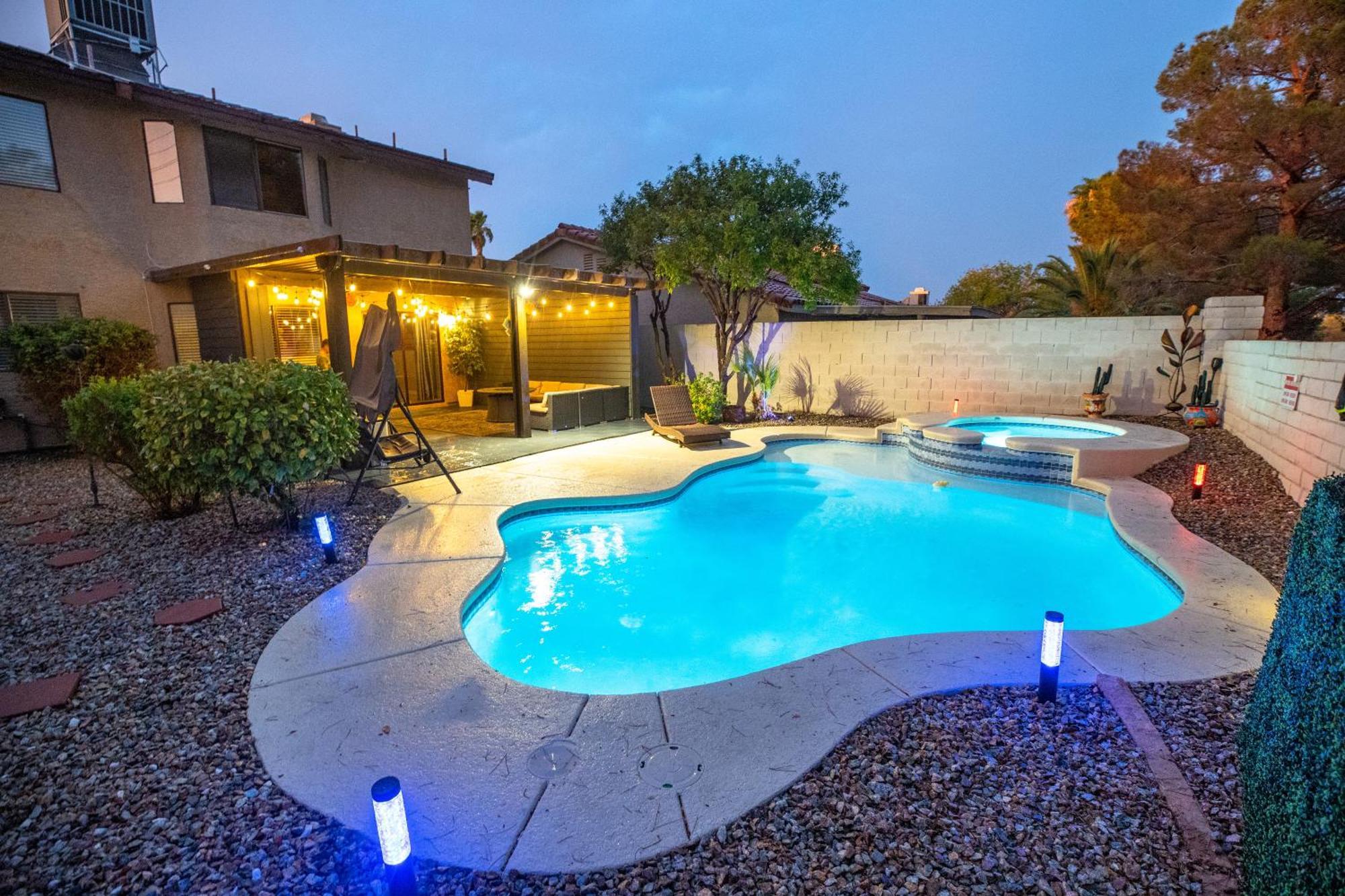 1800 Sqft House W/Heated Pool Spa 13Min From Strip Las Vegas Exterior foto